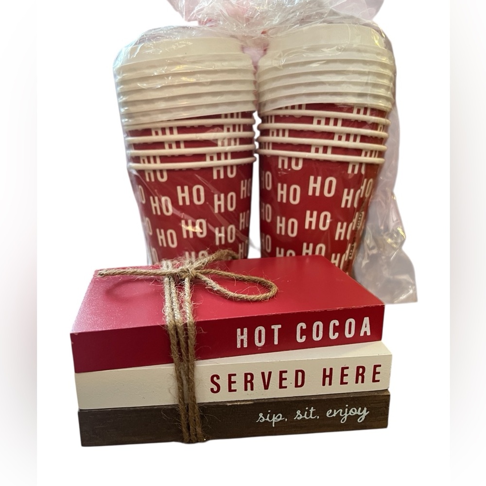 Target Bullseye hot cocoa decor and cups